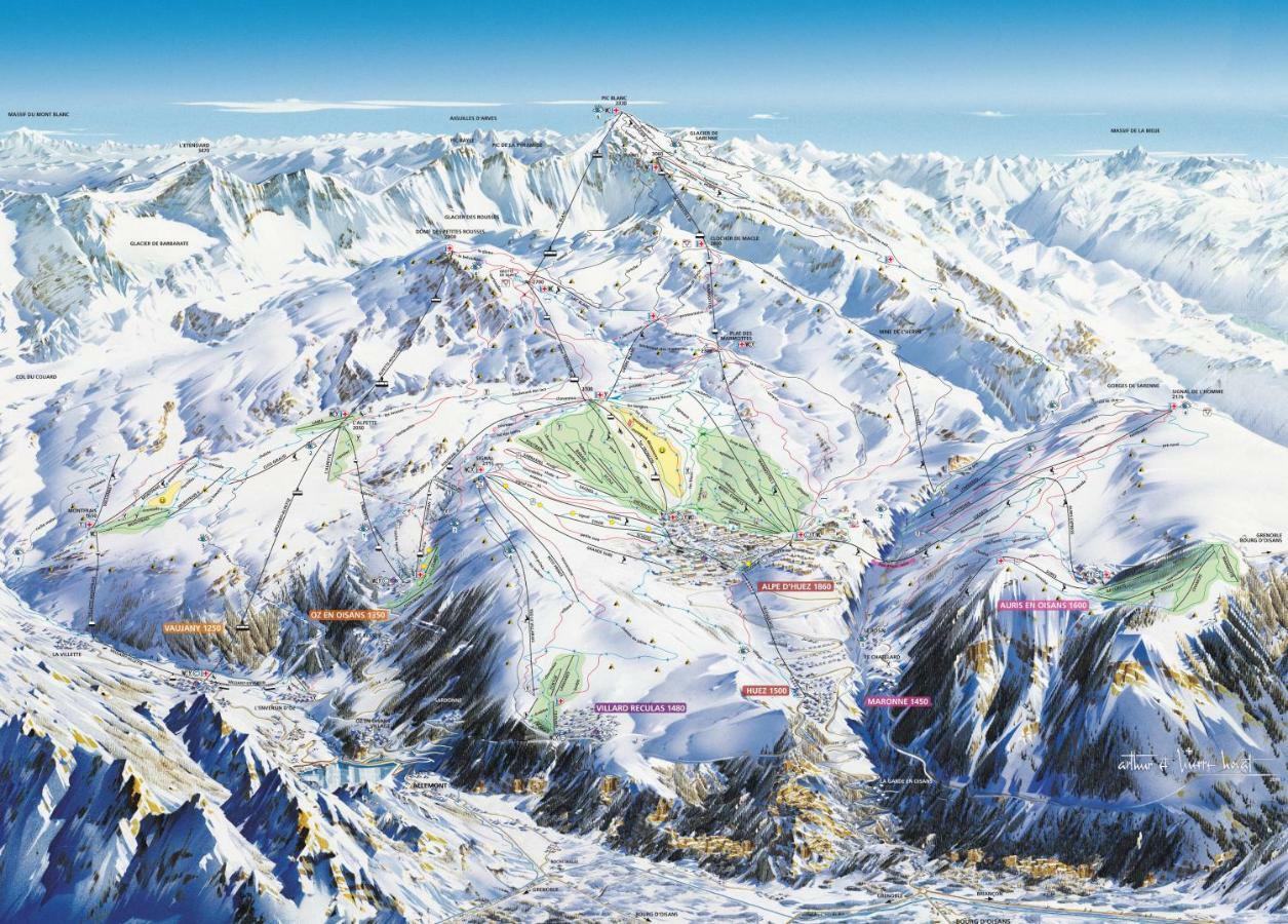 Apartamento Les Lys Orangés Le Bourg-dʼOisans Exterior foto