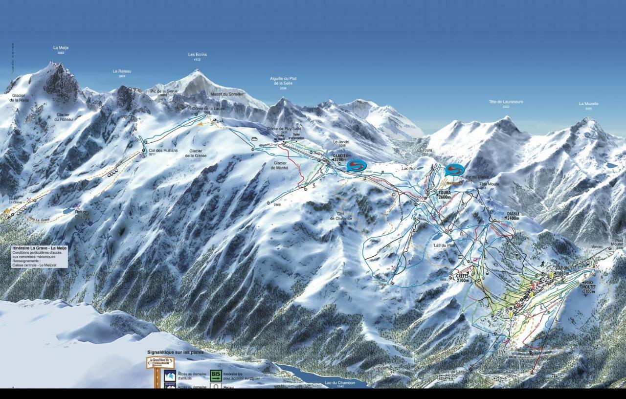 Apartamento Les Lys Orangés Le Bourg-dʼOisans Exterior foto